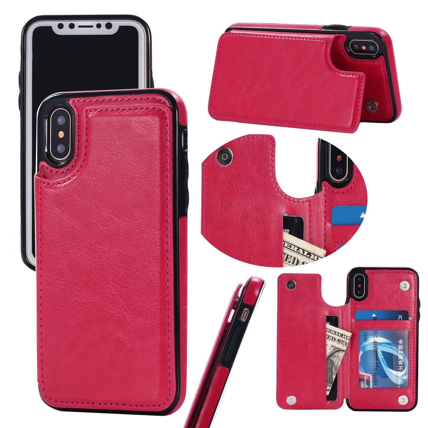 Wallet Shockproof Phone Cases