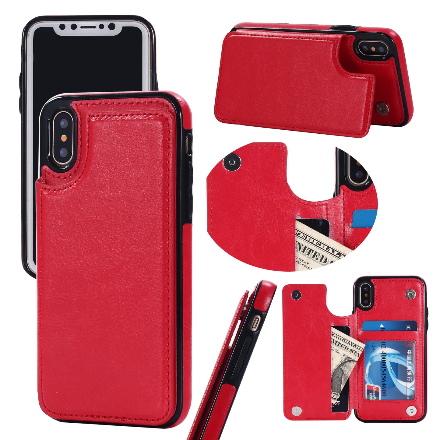 Wallet Shockproof Phone Cases