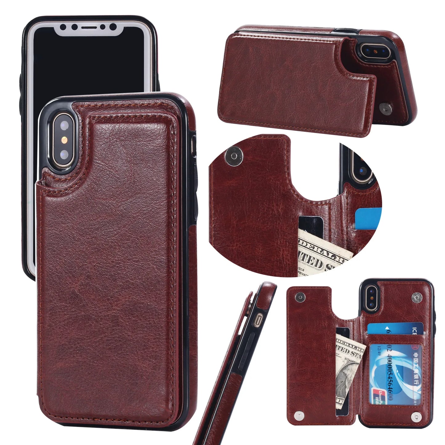Wallet Shockproof Phone Cases